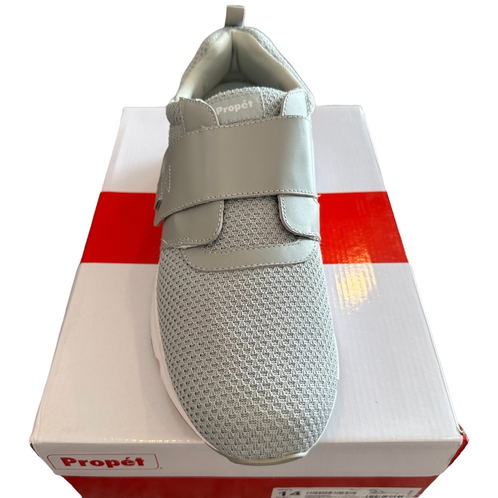 PROPET NEW Men’s Stability X Strap Walking Sneaker Mesh Grey Size 14 - Picture 2 of 4
